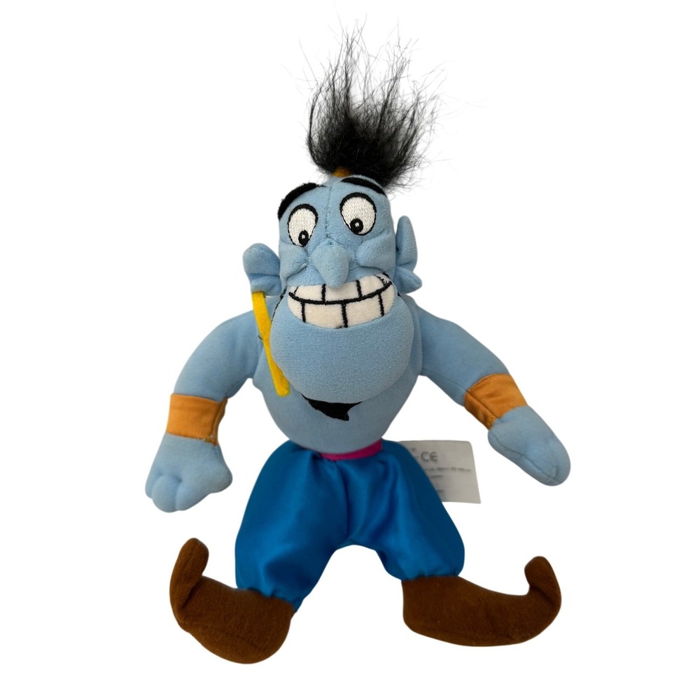 Disney Genie Plush Aladdin Movie Blue Stuffed Toy Character Small 10 Inch Figure
